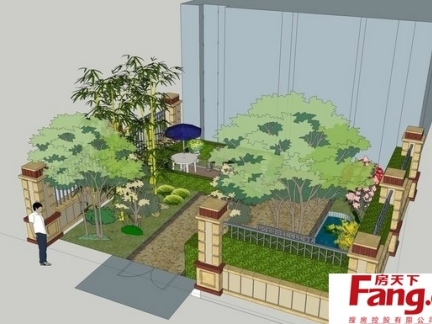 小庭院設計圖賞析