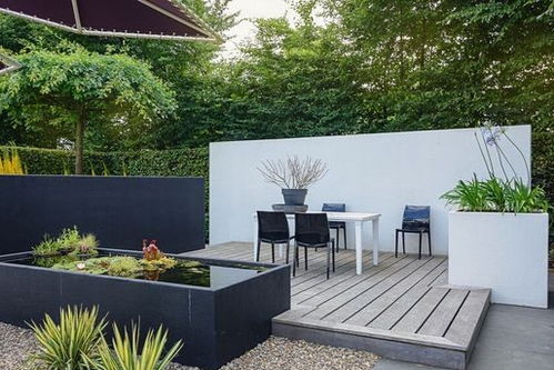 劍源共擠木 現代簡約風格庭院設計的極致美學