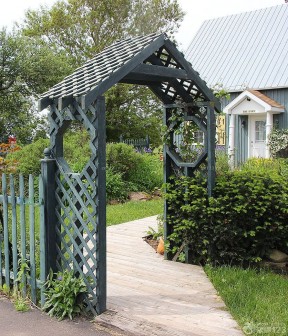 別墅庭院大門(mén)設(shè)計(jì) 效果圖賞析與庭院設(shè)計(jì)融合之道